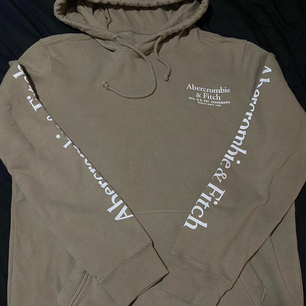 Abercrombie & Fitch Tan Hoodie for Men